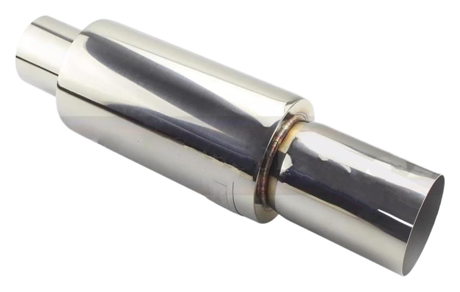 Auspuffspitzen Universelle Auto-Auspuffrohr-Schalldämpfer Heckauspuffsysteme Rennschalldämpfer 2"2,5" Bis 3" Auspuff-Endrohr(Silver 51MM) von TAFASVCVMK