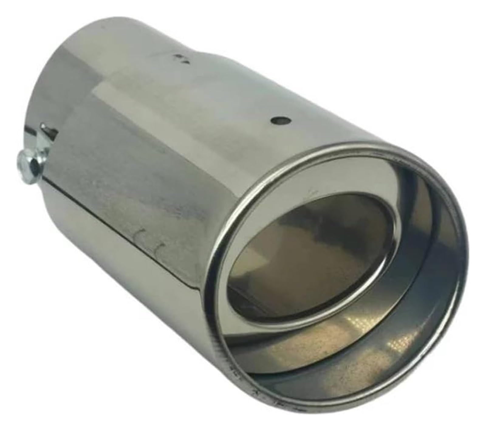 Auspuffspitzen Universelle Ersatzteile Für Auspuffanlagen Schalldämpfer Auto-Auspuffspitze Auto-Schalldämpfer Endrohr Auspuff-Endrohr(63mm silver Straight) von TAFASVCVMK