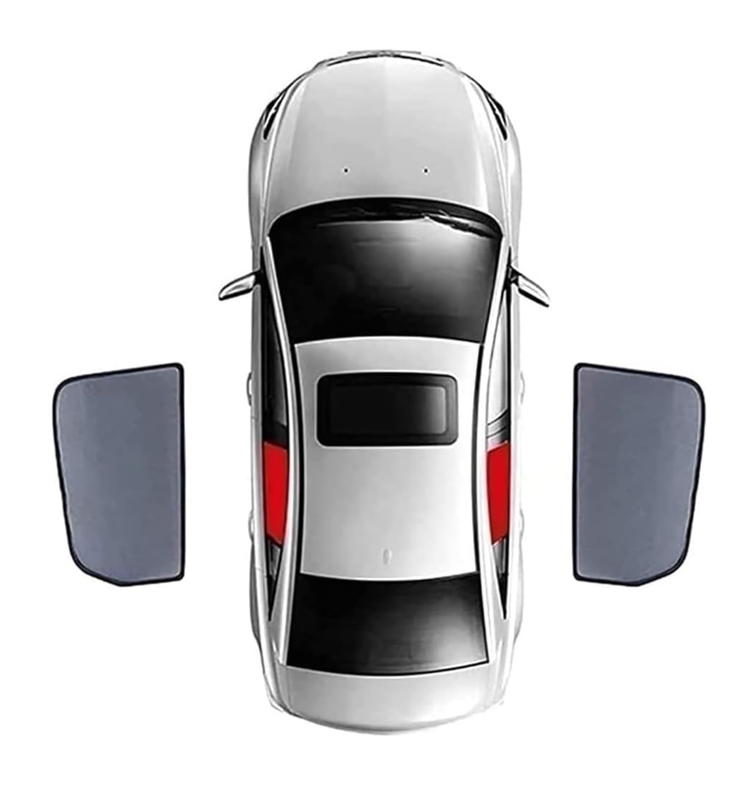 Autofenster Innen Shade Für Ford Fusion II 2013-2016 Vollständige Abdeckung Sonnenschutz Auto Seitenfenster Vorne Hinten UV Strahlen Privatsphäre Schutz 4Pcs-Doors(2pcs-Rear-Doors) von TAFASVCVMK