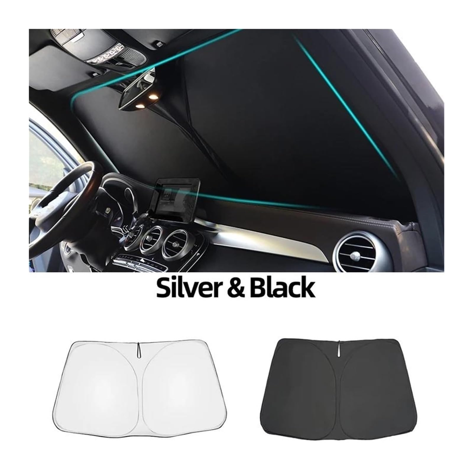 Autofenster Innen Shade Für Hyundai Für Solaris Für Verna 2010-2017 Magnetischer Auto-Sonnenschutz Für Die Frontscheibe Netzvorhang Für Die Hintere Seitenscheibe(2PCS Rear) von TAFASVCVMK
