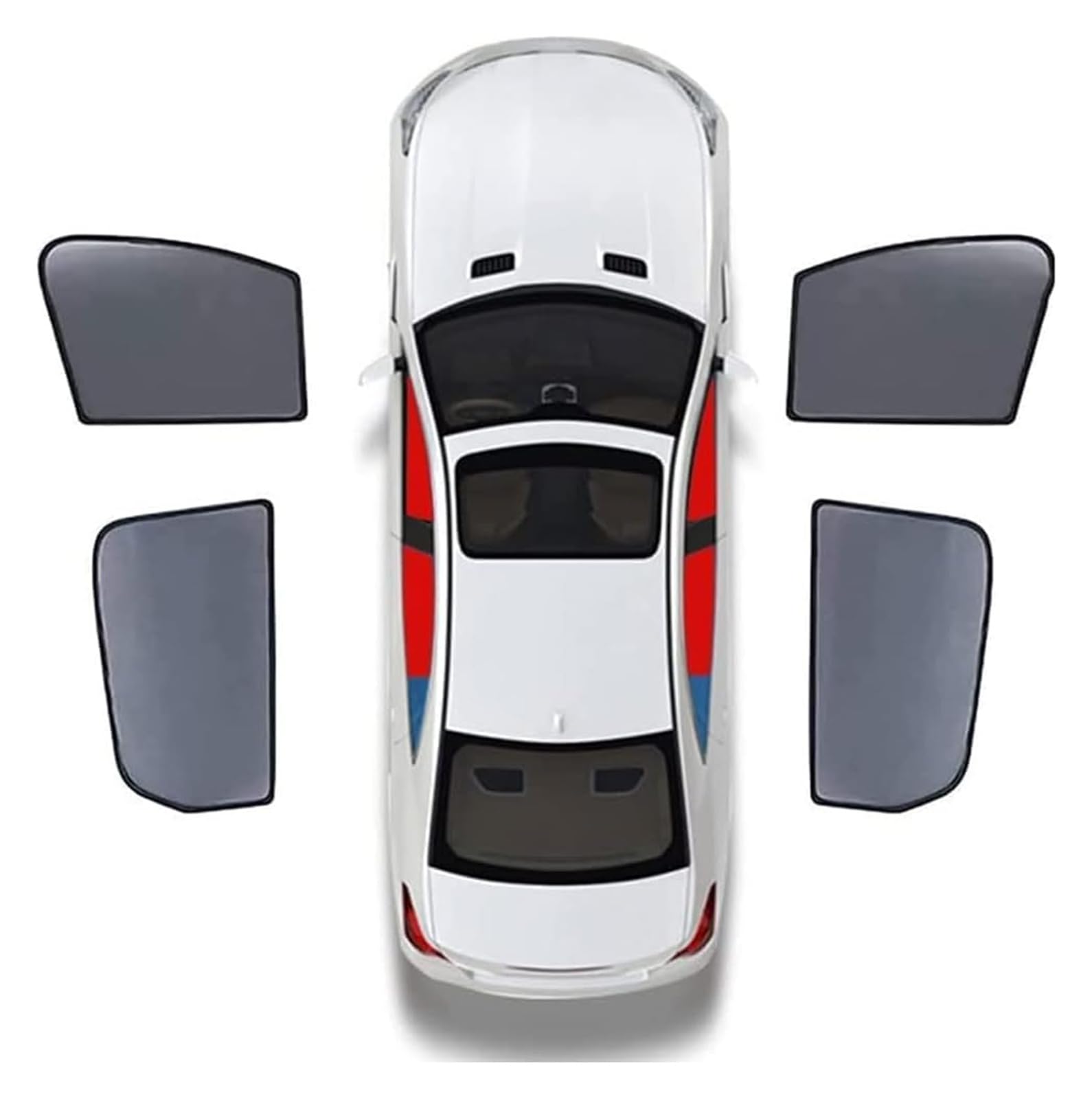 Autofenster Innen Shade Für N&issan Für Sentra VIII B18 2019-2023 Vollständige Abdeckung Sonnenschutz Auto Seitenfenster Vorne Hinten UV-Strahlen Sichtschutz 6Pcs-wholecar(4pcs-Doors-Window) von TAFASVCVMK