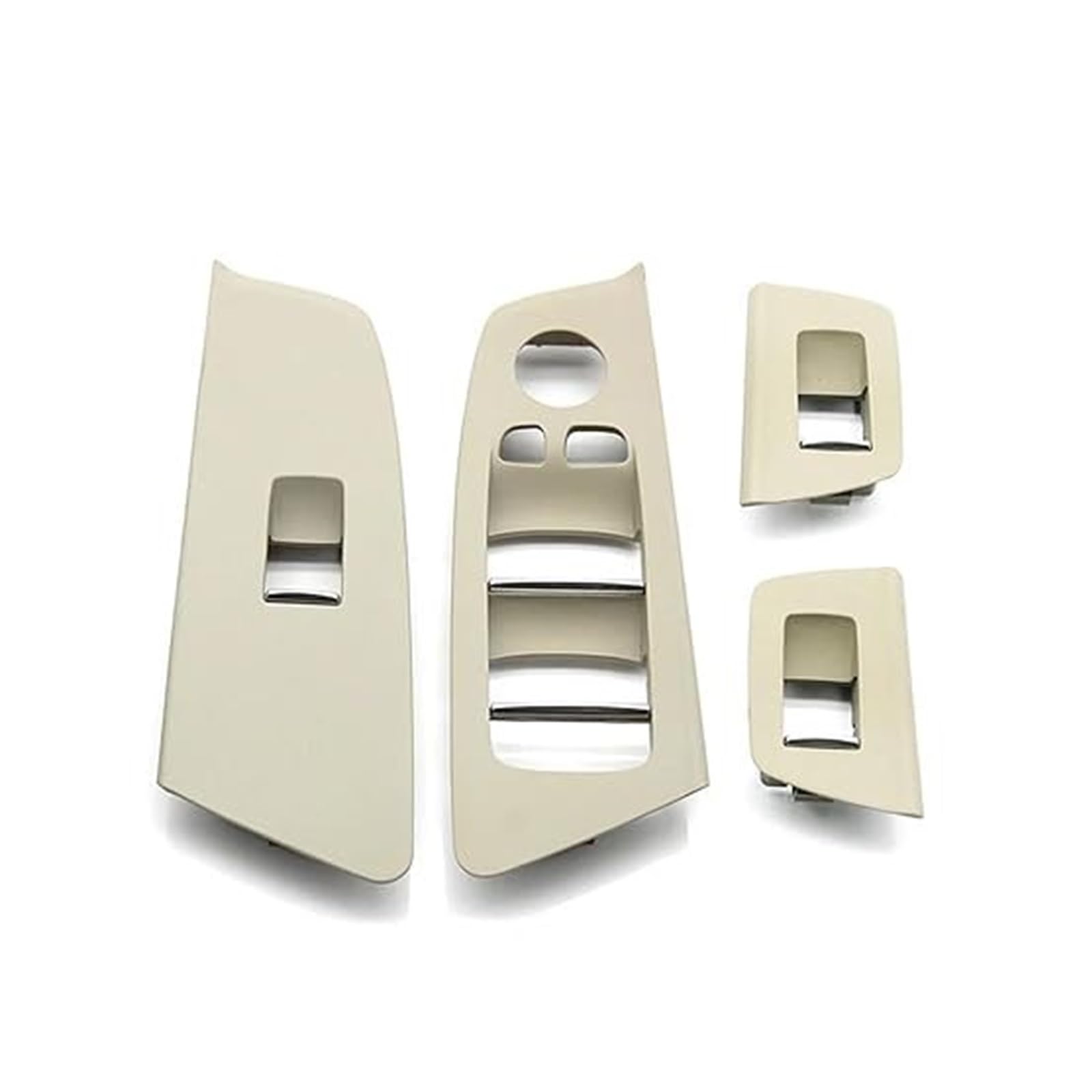 Autoinnenrahmen Für 5er-Serie M5 G30 G31 F90 525 528 RHD Innenausstattung Autotür Vorne Hinten Fensterheber Schalter Panel Abdeckung Verkleidung(Oyster 4pcs Set) von TAFASVCVMK