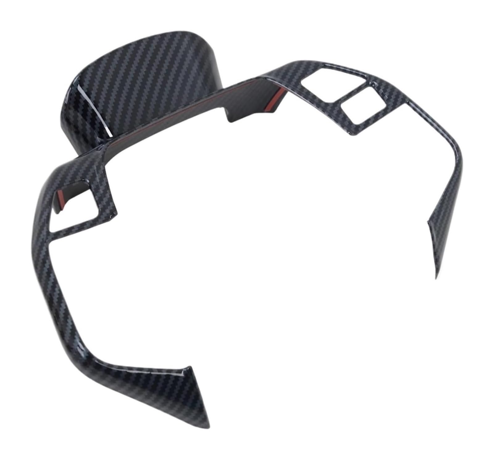 Autoinnenrahmen Für T&oyota Für Bz4x 2021 2022 2023 Auto Lenkrad Panel Abdeckung Trim Dekoration Auto Aufkleber Innen Zubehör(Carbon Fiber) von TAFASVCVMK