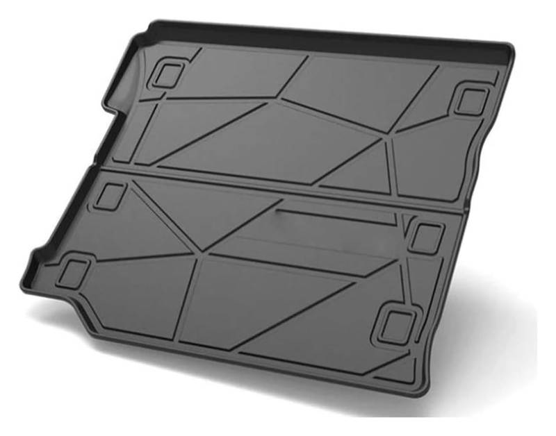 Kofferraumwanne Auto Für Wrangler JL 2018-2023 Auto Kofferraummatten Boot Tablett Teppich Auto Cargo-Liner(4Doors-Right Speaker) von TAFASVCVMK