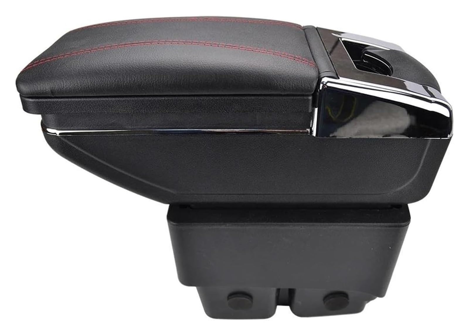 Mittelkonsole Aufbewahrungsbox Für Fiesta 2009-2017 Center Center Console Storage Box Drehbare Für Rest Center Arm Rest Konsole(Red Thread) von TAFASVCVMK