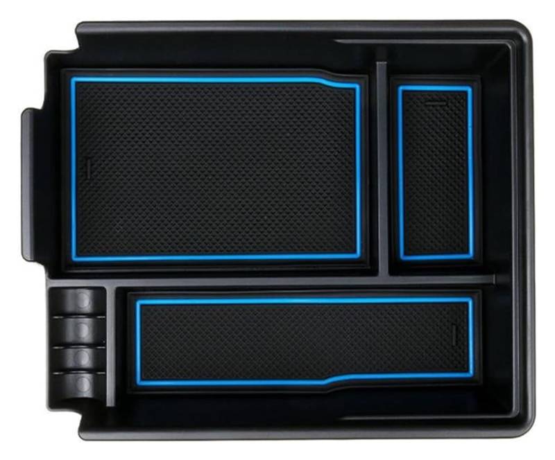 Mittelkonsole Aufbewahrungsbox Für Hyundai Für Palisade 2020 Auto Center Console Armlehne Storage Box Container Organizer Tray Tray Münzfach(2) von TAFASVCVMK