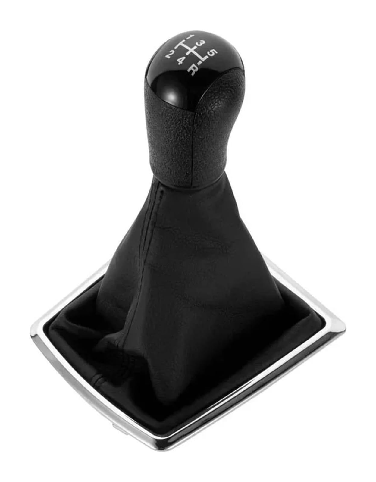 Schaltknauf Für Focus 2 Für MK2 2005-2008 Auto-Styling-Schaltknauf Hebel Gaitor Shifter Boot Cover Case Cap(Schwarz) von TAFASVCVMK