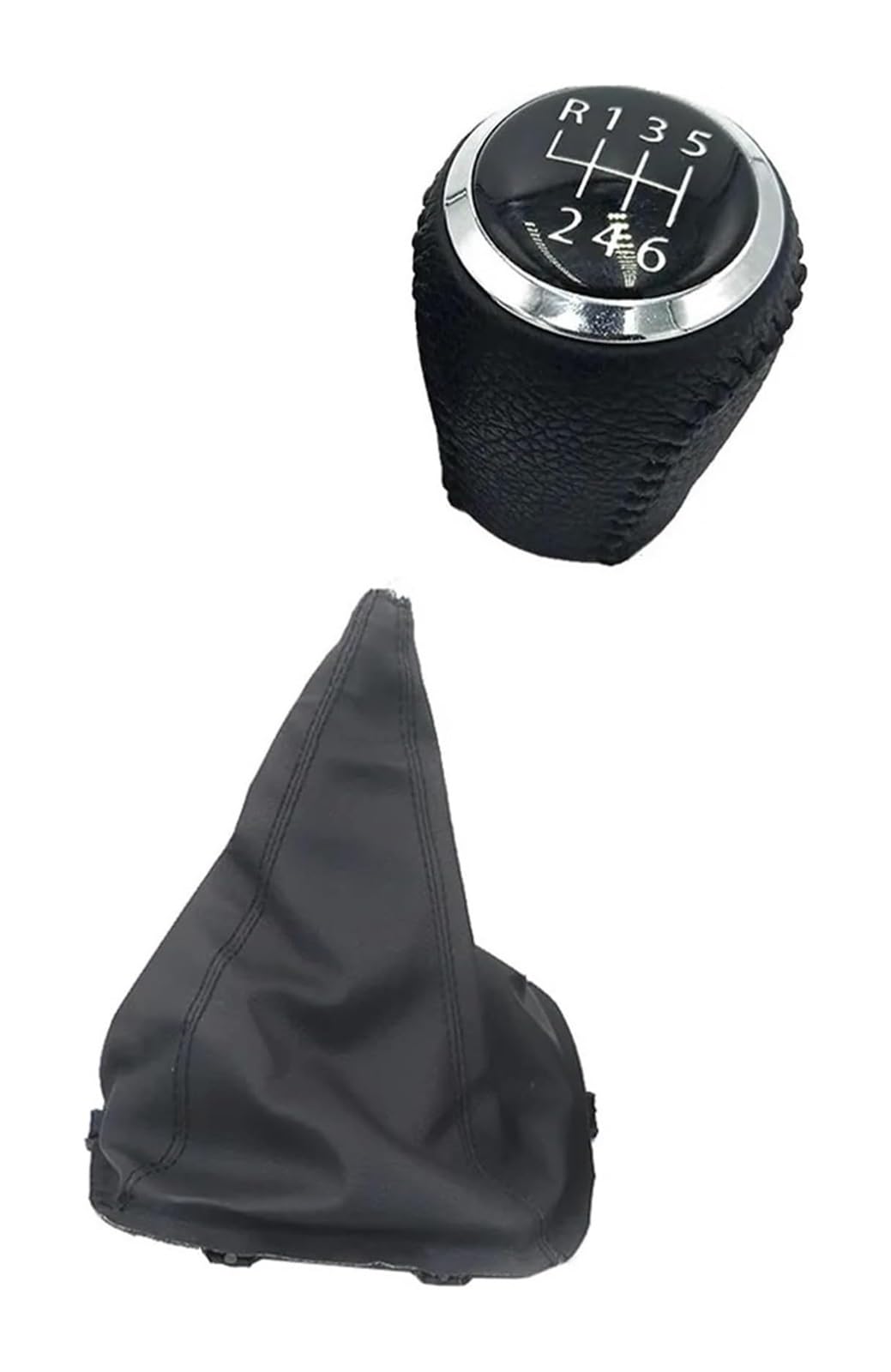 Schaltknauf Für Great Für Wall Für Wingle 5 Manueller Schaltknauf Ledermanschette Kofferraumabdeckung Hebelschalthebelgriff Stick Gaitor Cap Auto(6 Speed Set) von TAFASVCVMK