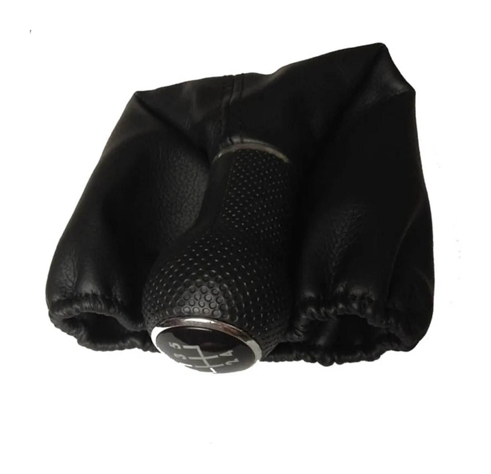 Schaltknauf Für Seat Für Cordoba 1997-2002 5-Gang-Schaltknauf Mit Lederkappe Mit Roten Und Schwarzen Nähten(Black Stitches) von TAFASVCVMK