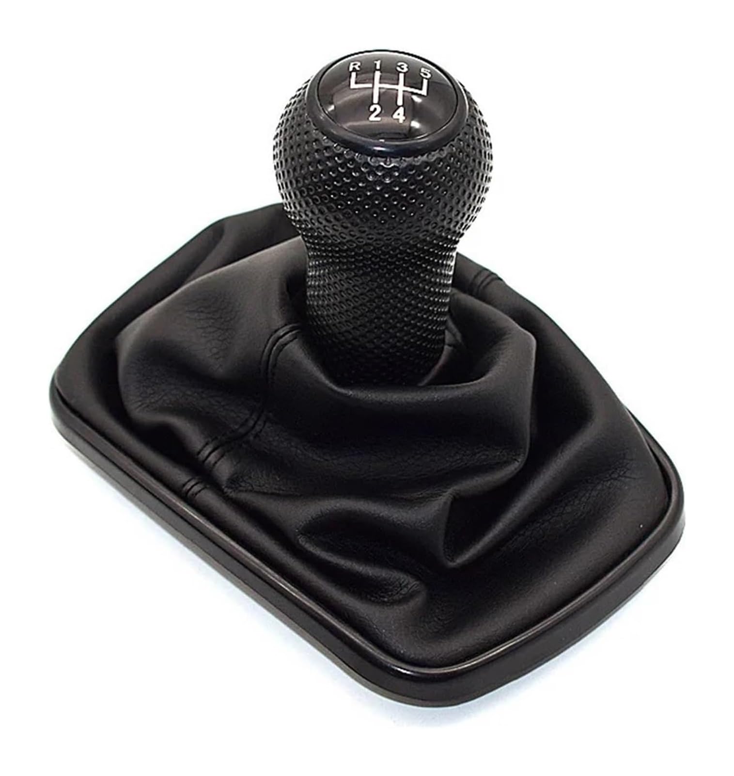 Schaltknauf Für VW Für Mk4 Für J&etta Für B&ORA 1999-2004 23mm 5-Gang Schwarzer Rahmen Schaltknauf Hebel Gamasche Boot Cap Auto(G 5 Speed) von TAFASVCVMK
