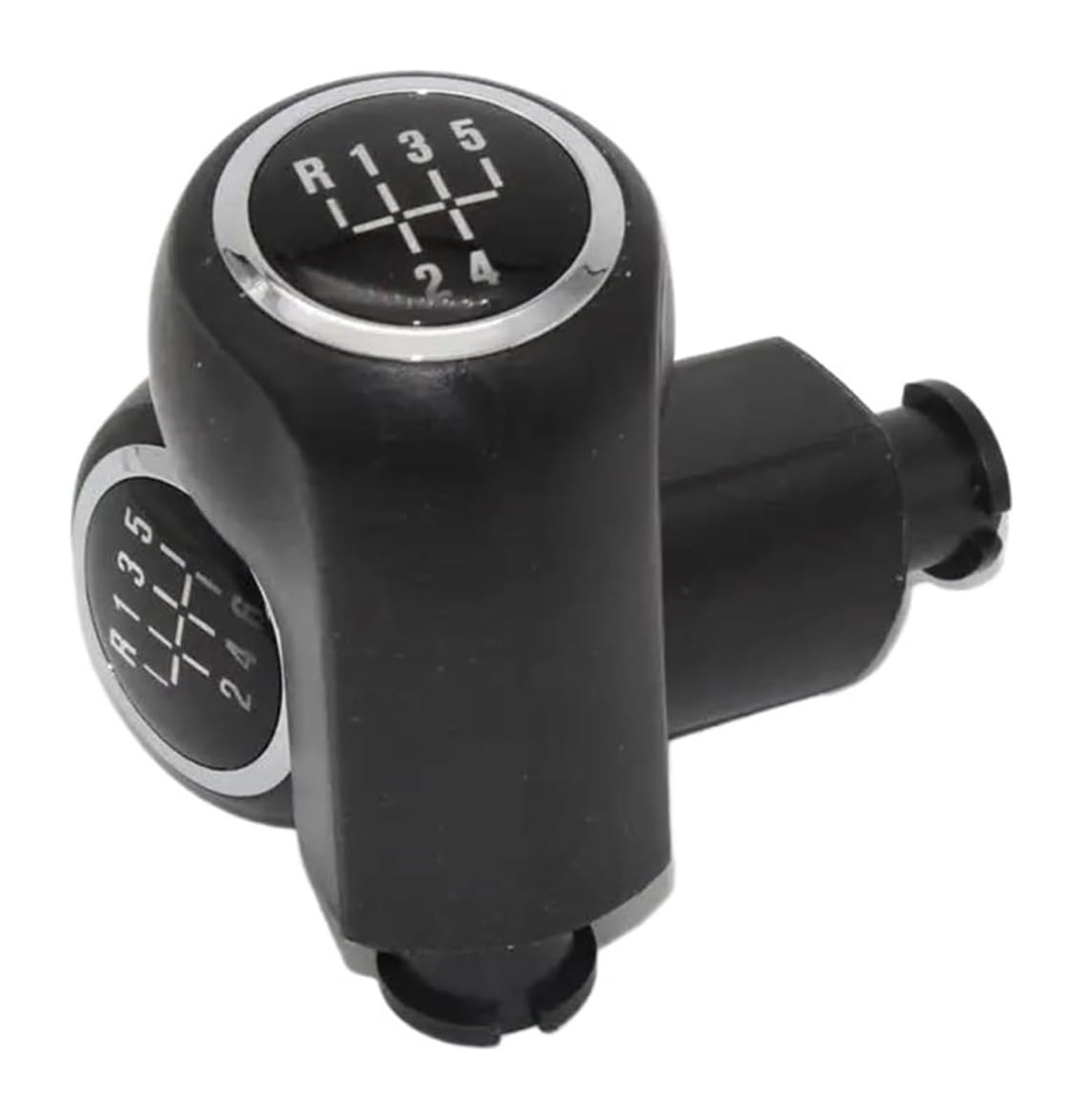 Schaltknauf Für Vauxhall Für O&pel Für Astra H 2004 2005 2006 2007 2008 2009 2010 Auto 5/6 Gang Schalthebel Schaltknauf Mit Ledermanschette(R12345 KNOB) von TAFASVCVMK