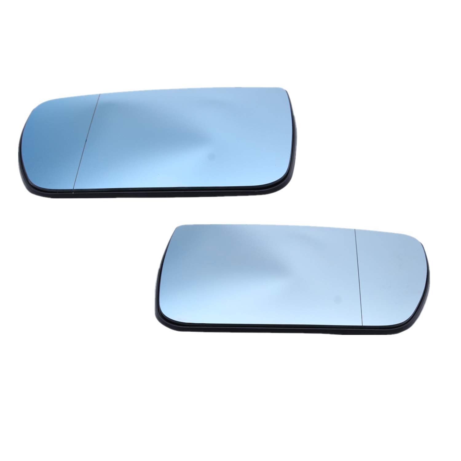 TAKPART 1 Paar Spiegelglas Weitwinkel rechts+links Beheizbar Asphärisch Blau für X5 E53 1999-2006 51163404626 51167039598 von TAKPART
