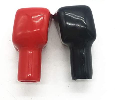 TAKPART 12PCS Batteriepolabdeckungen Batterie Terminal Abdeckungen Klemmenabdeckung Batterieklemme Rot & Schwarz Positiv und Negativ 192681 192682 von TAKPART