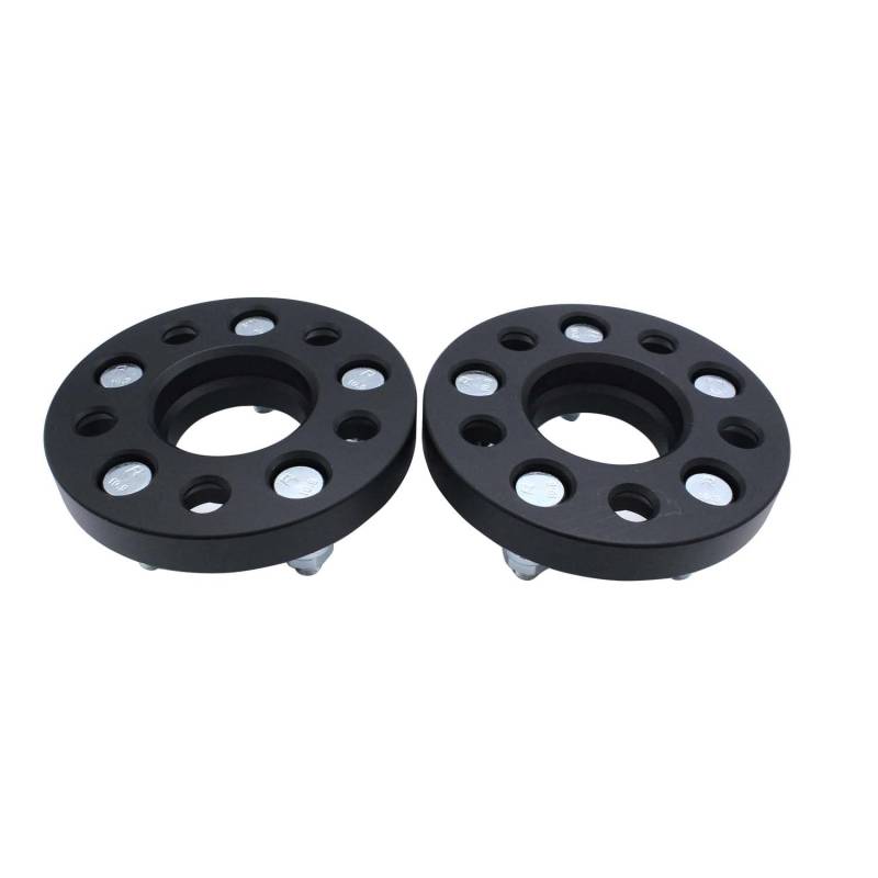 TAKPART 2 Stück 20mm Spurverbreiterung Distanzscheiben Set Ø63,3 5x108 mit 10 Stück Radschrauben M12x1,5 für Ford Focus Mk2 Mk3 ST RS 2005+ ST 225 von TAKPART