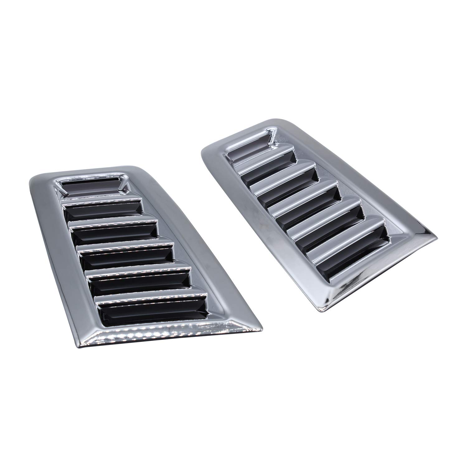 TAKPART 2 Stück Lufteinlass Schaufel Motorhauben-Vent-Scoop-Vent-Abdeckung Bonnet Vent Dekorativer Chrom für RS Focus MK2 TAKPART 2 Stück Lufteinlass Schaufel Motorhauben-Vent-Scoop-Vent-Abdeckung Bonnet Vent Dekorativer Chrom für RS Focus MK2 von TAKPART
