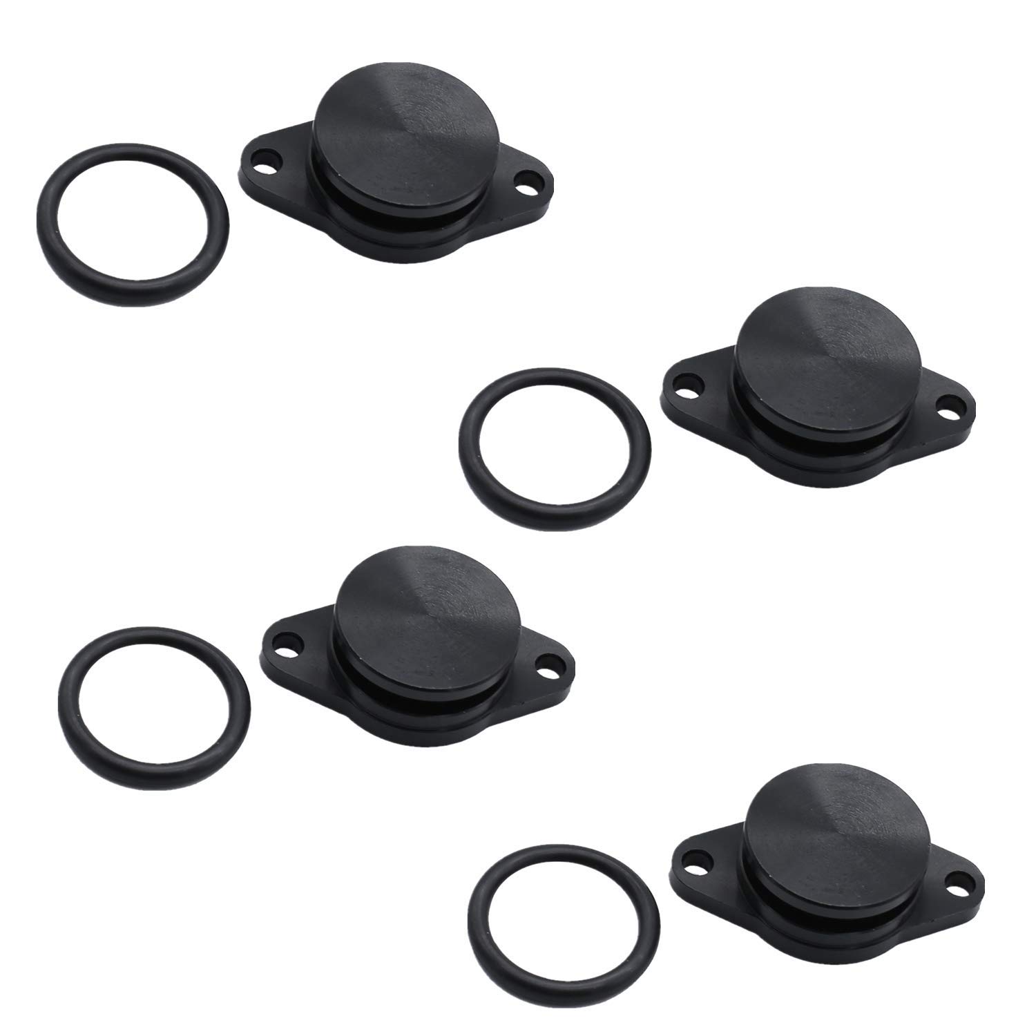 TAKPART 4 x 33mm Drallklappen Schwarz Diesel Swirl Flap Rohlinge Ersatz Stopfen mit O-Ringen Ansaugbrücke TAKPART 4 x 33mm Drallklappen Schwarz Diesel Swirl Flap Rohlinge Ersatz Stopfen mit O-Ringen Ansaugbrücke von TAKPART
