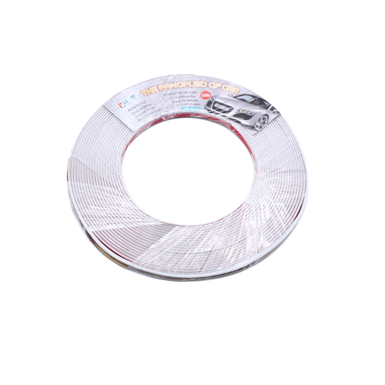 TAKPART Chrom Zierleiste 10mmx12.5m Flexibel Selbstklebend universal Kunststoff Stylingleisten TAKPART Chrom Zierleiste 10mmx12.5m Flexibel Selbstklebend universal Kunststoff Stylingleisten von TAKPART