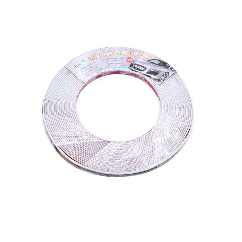 TAKPART Chrom Zierleiste 10mmx12.5m Flexibel Selbstklebend universal Kunststoff Stylingleisten von TAKPART
