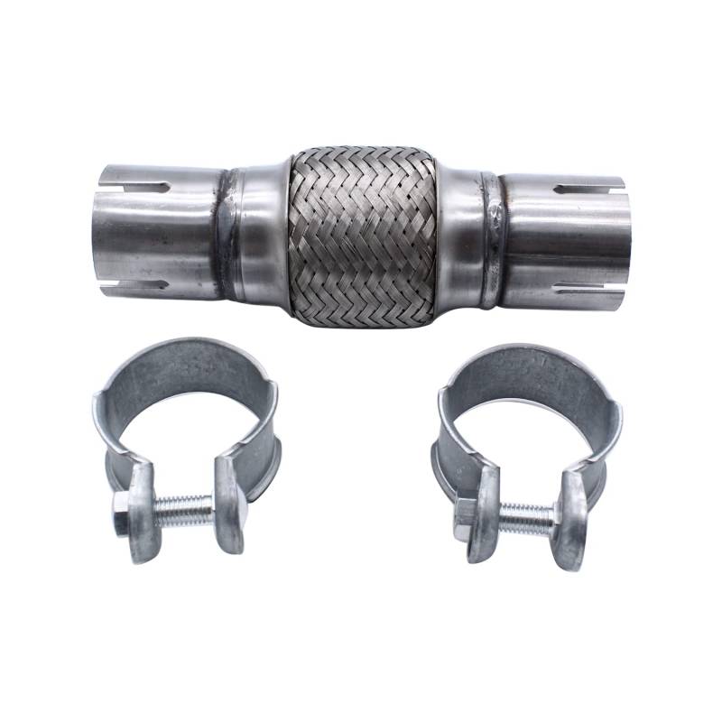 TAKPART Universal Flexrohr Reparaturrohr Hosenrohr Auspuff + 2 Schelle für 50 x 100mm/208mm von TAKPART