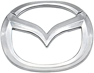 Auto Lenkrad Abzeichen Aufkleber für Mazda 3 6 CX-3 CX-5 CX-9 Emblem Logo Aufkleber Styling Modifikation Innenraum Zubehör Silber von TALCUS