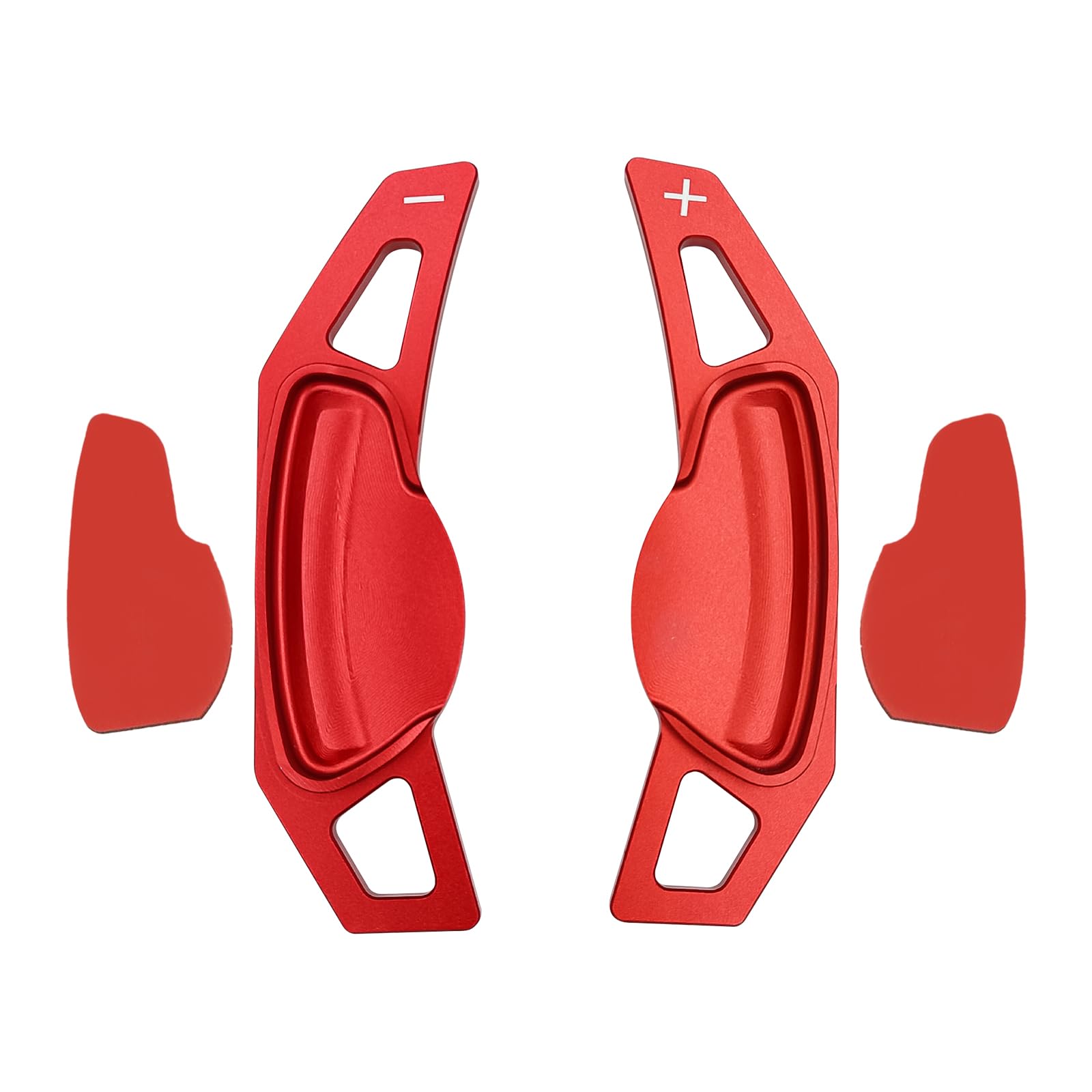 TALOEYH - Auto-Lenkrad-Schaltwippen, kompatibel mit Forfour W451/W453, 2015–2018 Smart Forfour W453, Aluminiumlegierung, Schaltlenkrad-Verlängerungspaddel (rot) von TALOEYH