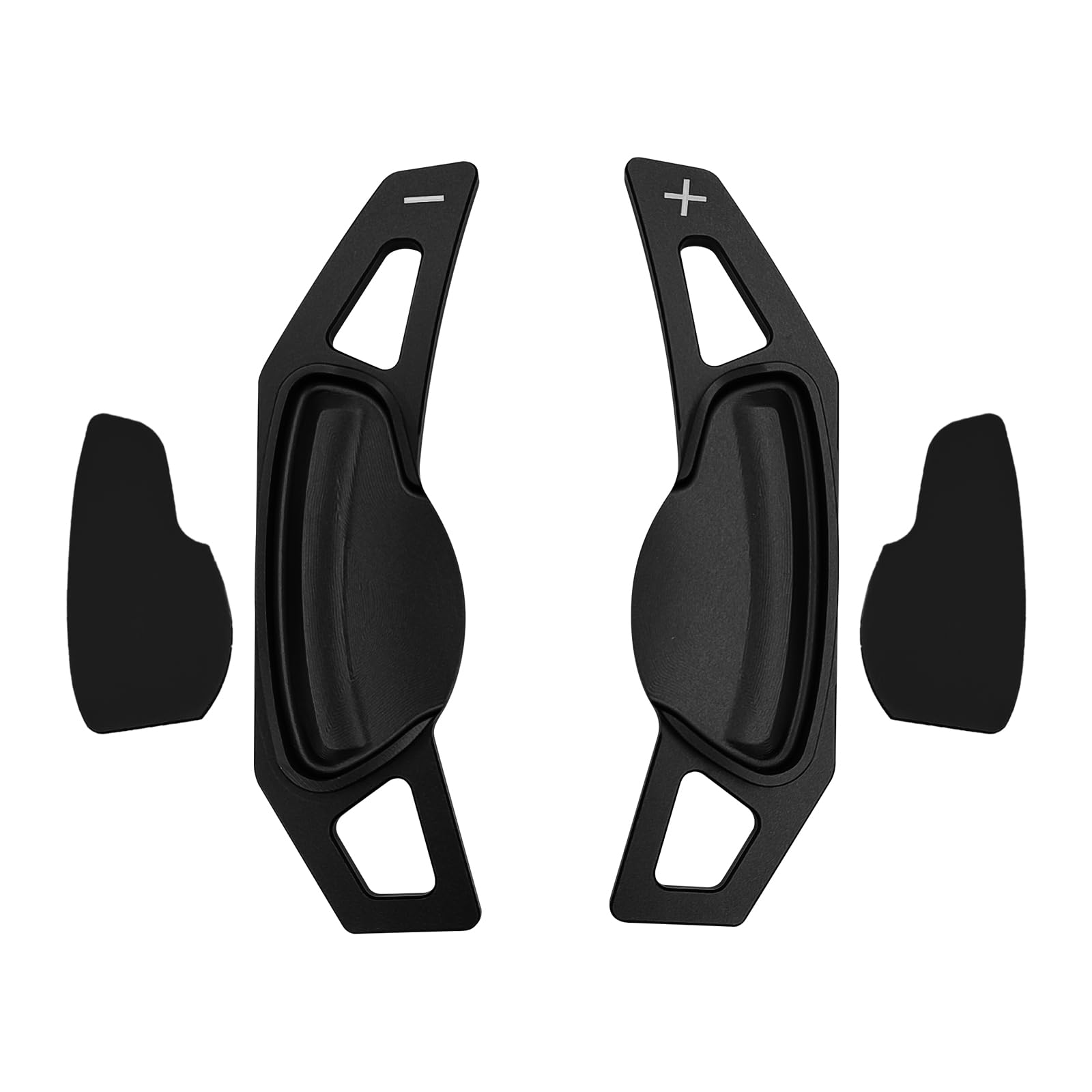 TALOEYH - Auto-Lenkrad-Schaltwippen, kompatibel mit Forfour W451/W453, 2015–2018 Smart Forfour W453, Aluminiumlegierung, Schaltlenkrad-Verlängerungspaddel (schwarz) von TALOEYH