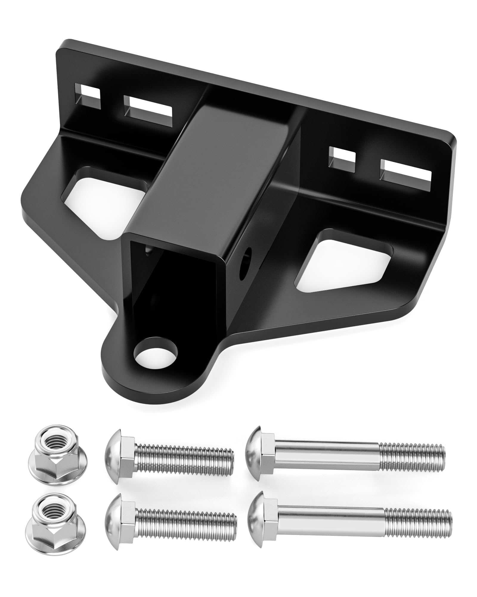 TALOEYH - Nulldreh-Rasenmäherkupplung mit 3,8 cm Empfänger, 6 mm dicker, robuster Stahl-Anhängerkupplung, 3175 kg, vielseitiger Kettenschlitz, robust mit Schlossschraube für Rasenmäher, Golfwagen, ATV TALOEYH - Nulldreh-Rasenmäherkupplung mit 3,8 cm Empfänger, 6 mm dicker, robuster Stahl-Anhängerkupplung, 3175 kg, vielseitiger Kettenschlitz, robust mit Schlossschraube für Rasenmäher, Golfwagen, ATV von TALOEYH