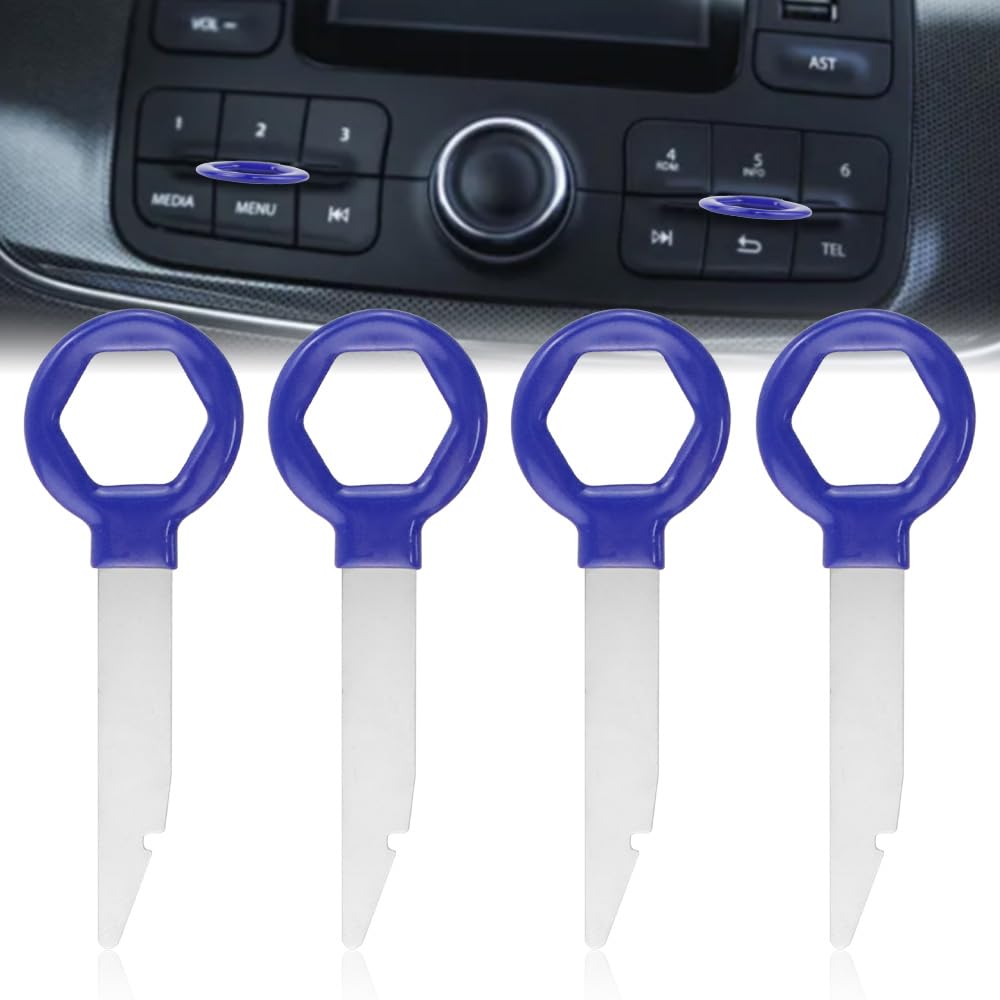 TANCUDER 4 Stück Autoradio Entriegelungswerkzeug Entriegelungsschlüssel Auto Radios Werkzeug Autoradio Entriegelung Radio Entriegelungswerkzeug für Verschiedene Marken und Modelle zum Entfernen TANCUDER 4 Stück Autoradio Entriegelungswerkzeug Entriegelungsschlüssel Auto Radios Werkzeug Autoradio Entriegelung Radio Entriegelungswerkzeug für Verschiedene Marken und Modelle zum Entfernen von TANCUDER