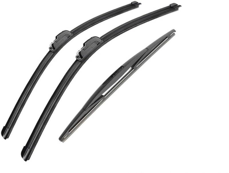 Scheibenwischer Set für Mazda per 2 Demio DJ 2015 2016 2017 2018 2019, Wischer Vorne Hinten Wischer Set Windschutz Fenster Bürsten Scheibenwischern von TANGTX