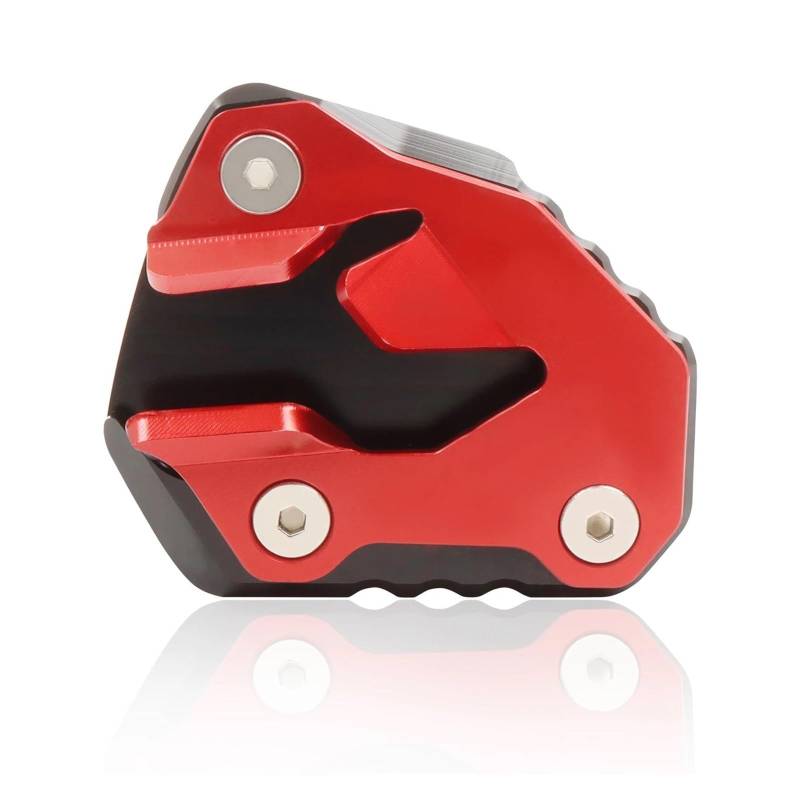 Fußpolster Für Tiger 800 XC 2010-2014 800 XCX XCa XR XRx XRt 2015-2021 Seite Stehen Unterstützung Vergrößern Verlängerung Platte Pad(Red) von TAOBOZI