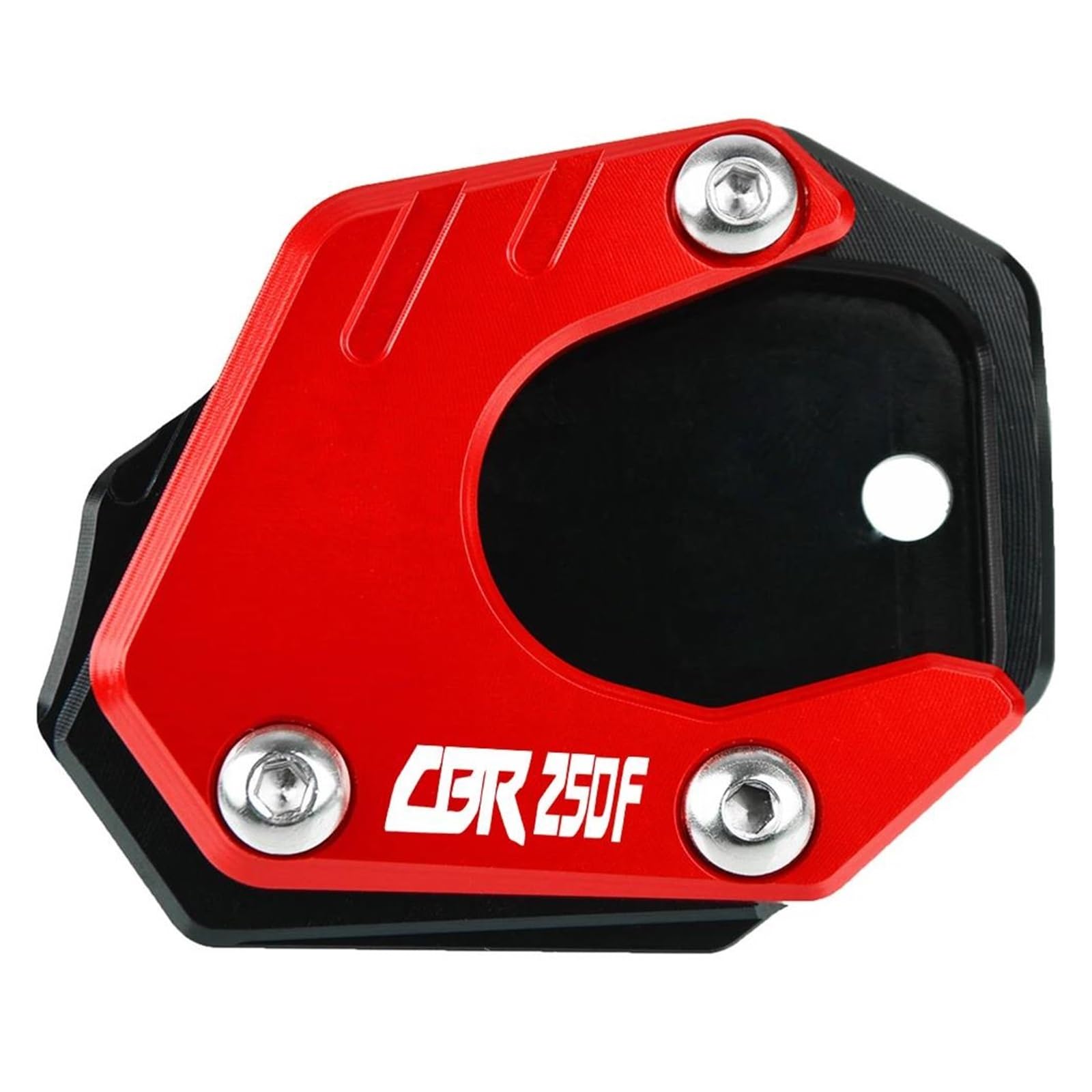 Fußpolster Motorcycles CNC FÜR HO&NDA CBR250F CBR250 F 2014 2015 Platte Pad Unterstützung Ständer Seite Stehen Fuß Erweiterung Vergrößerer(Red) von TAOBOZI