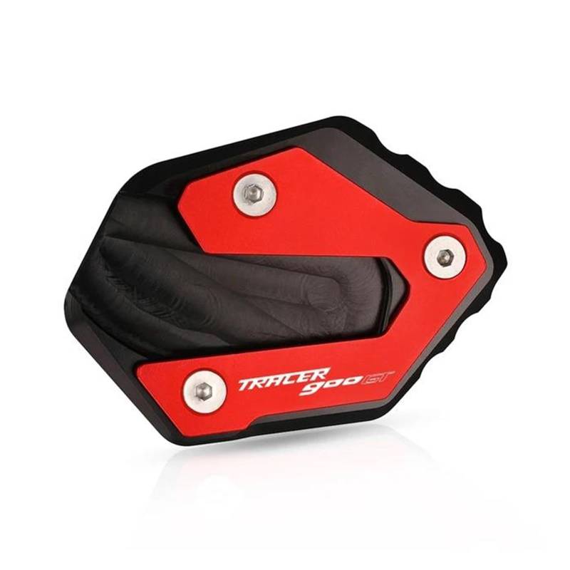 Fußpolster Motorrad Ständer Seitenständer Verlängerungsplatte Pad Für YAMA&HA Tracer 9 900 GT Tracer 9GT 900GT 2015-2024(Red5) von TAOBOZI