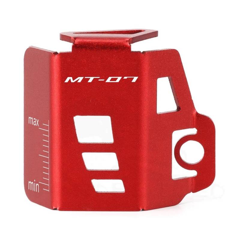 Öleinfüllschraube Für YAMA&HA Mt07 FJ-07 MT 07 MT07 2014-2022 Motorrad CNC Hinten Brems Flüssigkeit Reservoir Schutz Cover Schutz(Red) von TAOBOZI