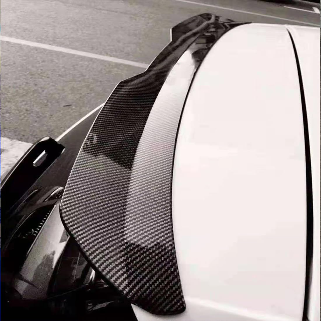 Auto Heckspoiler Flügel, für Seat Leon III 5F Cupra/FR CSL390-G, leiser Flügelspoiler im GT-Stil, Leichter, stoßfester Spoiler,B-Carbon Fiber Auto Heckspoiler Flügel, für Seat Leon III 5F Cupra/FR CSL390-G, leiser Flügelspoiler im GT-Stil, Leichter, stoßfester Spoiler,B-Carbon Fiber von TAPIVA