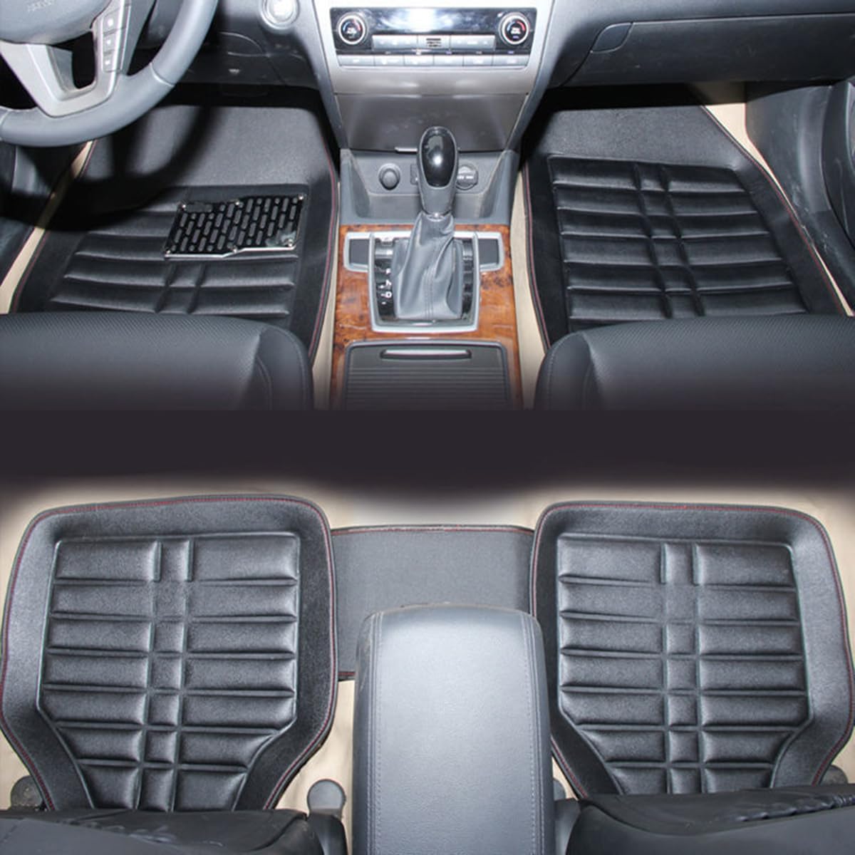 Teppich-Automatten-Extrem-Set, für Kia Picanto (2004-2009),ABlack von TAPIVA