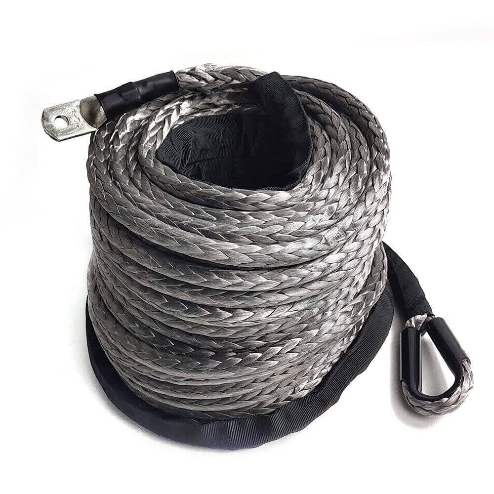 Kunststoffseil 10mm*30m Seil Winde 10,8T 23809 LBS aus Strängen hochmolekularer Polyethylenfasern Windenseil Powerline ideal zum Ziehen von ATVs UTVs Autos SUVs und großen Offroadern Kunststoffseil 10mm*30m Seil Winde 10,8T 23809 LBS aus Strängen hochmolekularer Polyethylenfasern Windenseil Powerline ideal zum Ziehen von ATVs UTVs Autos SUVs und großen Offroadern von TAPMING