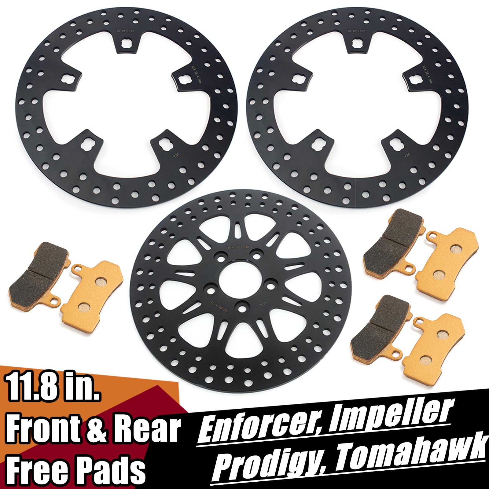 TARAZON 11.8" Bremsscheiben Bremsbeläge vorne Hinten für Harley Touring Road King Electra Glide Street Glide Road Glide FLHR FLHTCU FLHTCUL FLHTK FLHTKL FLHX FLHXSE FLTRU FLTRU 15-21 TARAZON 11.8" Bremsscheiben Bremsbeläge vorne Hinten für Harley Touring Road King Electra Glide Street Glide Road Glide FLHR FLHTCU FLHTCUL FLHTK FLHTKL FLHX FLHXSE FLTRU FLTRU 15-21 von TARAZON