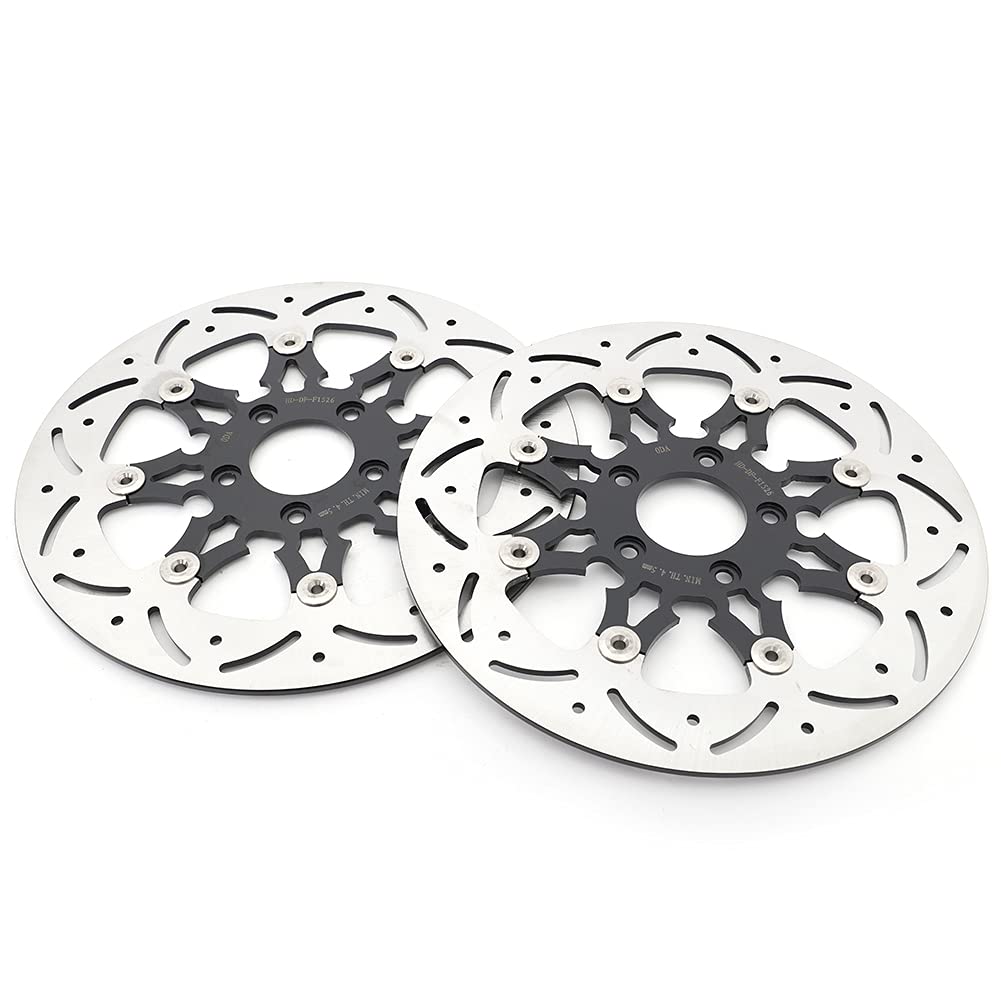 TARAZON 11.8" Bremsscheiben vorne für Harley SPORTSTER XL 1200 CX Roadster 16-23 DYNA Street Bob Street Bob LOW Rider TOURING Road King Electra Glide Classic Street Road Glide 08-20 TRIKE V-ROD TARAZON 11.8" Bremsscheiben vorne für Harley SPORTSTER XL 1200 CX Roadster 16-23 DYNA Street Bob Street Bob LOW Rider TOURING Road King Electra Glide Classic Street Road Glide 08-20 TRIKE V-ROD von TARAZON