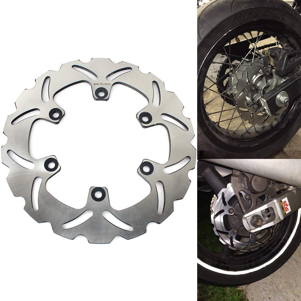 TARAZON 245mm Bremsscheibe hinten für YAMAHA FZR600R 1990-1995 FZS 600 FAZER 1998-2003 FZR 600 1989 XJ 600 N S DIVERSION 1991-2003 TARAZON 245mm Bremsscheibe hinten für YAMAHA FZR600R 1990-1995 FZS 600 FAZER 1998-2003 FZR 600 1989 XJ 600 N S DIVERSION 1991-2003 von TARAZON