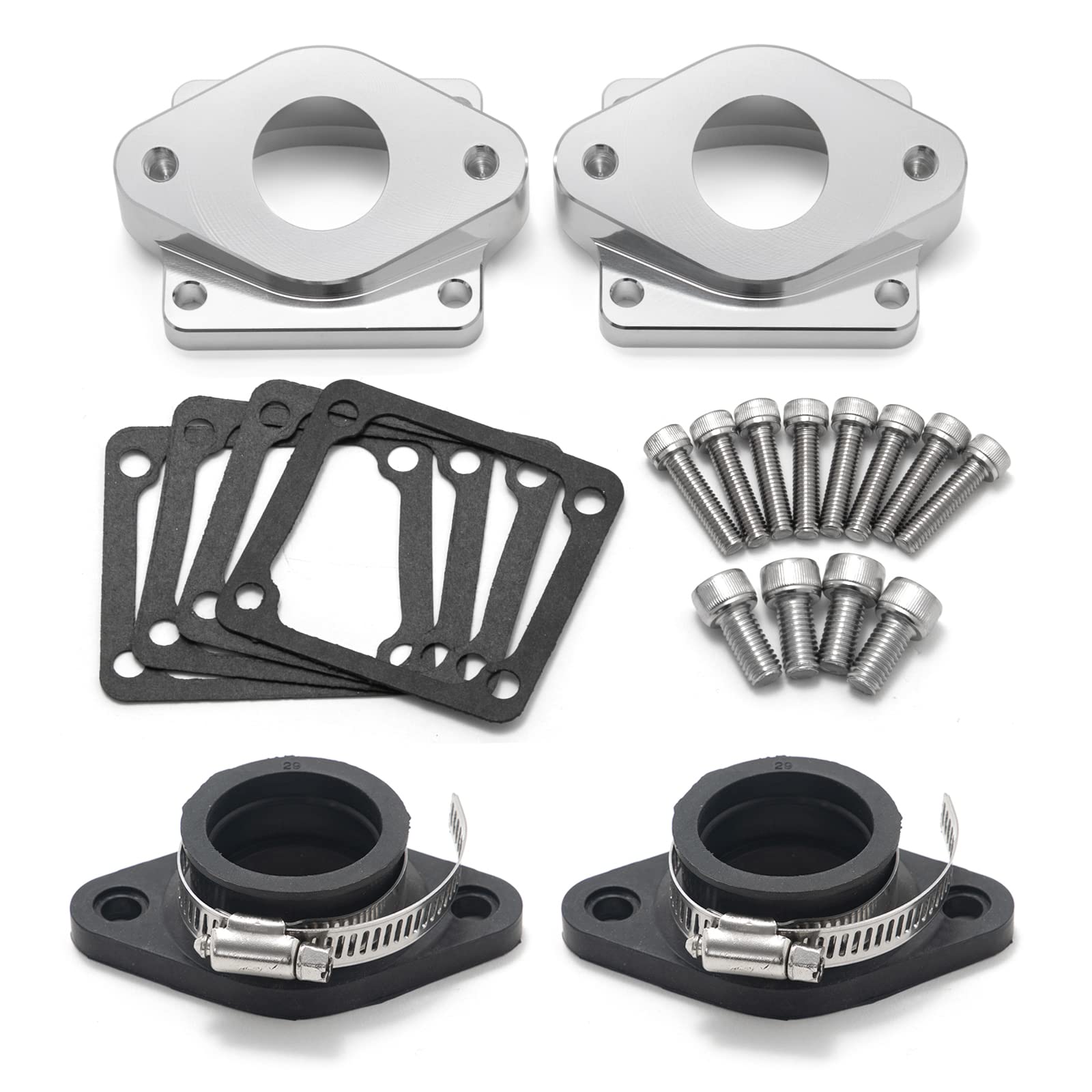 TARAZON 26mm 28mm Vergaser Krümmer Ansaugadapter Ansaugkrümmer für Yamaha YFZ350 Banshee 87-06 TARAZON 26mm 28mm Vergaser Krümmer Ansaugadapter Ansaugkrümmer für Yamaha YFZ350 Banshee 87-06 von TARAZON