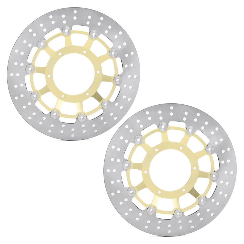 TARAZON 296mm paar Bremsscheiben vorne für Honda CBR 600 F F4i 2001-2007 CB 900 F Hornet 2002-2007 VTX 1800 F N S R T von TARAZON
