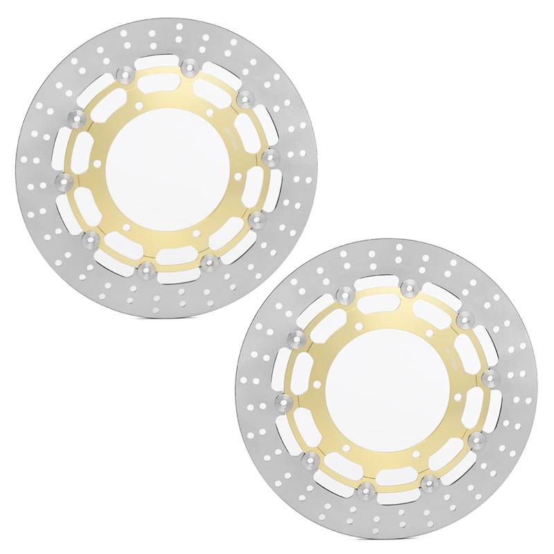 TARAZON 320mm paar Bremsscheiben vorne für Yamaha FJR1300 ABS 03-18 FJR1300 AS 06-up YZF R7 750 1999-2001 MT01 1670 2005 2006 XVS 950 A von TARAZON