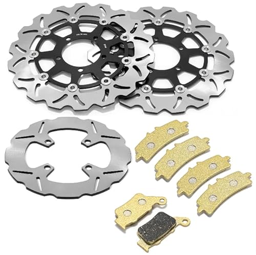 TARAZON Bremsscheiben Bremsbeläge Vorne Hinten für Triumph Street Triple 765 RS 2018-2024 Daytona 675 R 2013-2017 von TARAZON