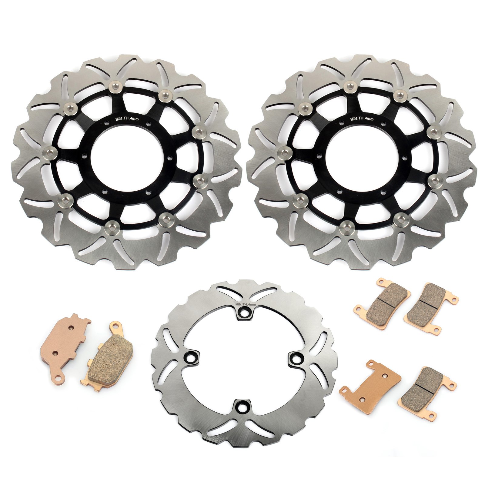 TARAZON Bremsscheiben Bremsbeläge Vorne hinten für Honda CBR600F4i Supersport 2001-2007 TARAZON Bremsscheiben Bremsbeläge Vorne hinten für Honda CBR600F4i Supersport 2001-2007 von TARAZON
