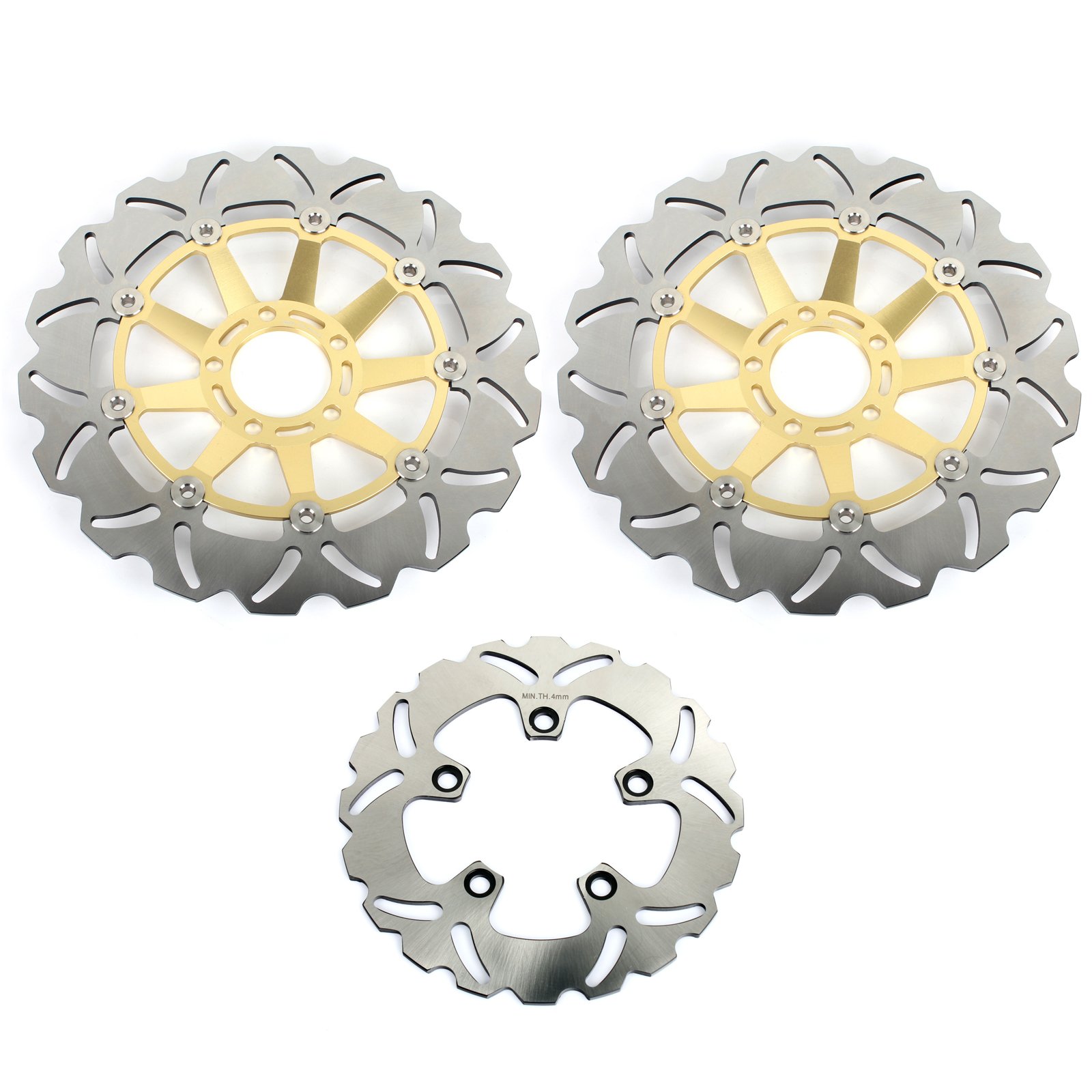 TARAZON Bremsscheiben Vorne Hinten für SUZUKI GSX-R GSXR 1100 G H J 1986 1987 1988 TARAZON Bremsscheiben Vorne Hinten für SUZUKI GSX-R GSXR 1100 G H J 1986 1987 1988 von TARAZON