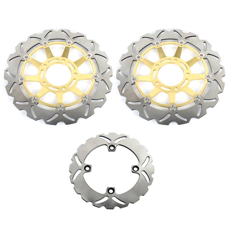 TARAZON Gold Bremsscheiben Vorne hinten für Triumph Speed Triple 1050 2005 2006 2007 von TARAZON