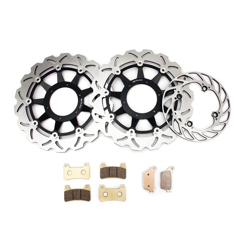 TARAZON Vorne Hinten Bremsscheiben +Bremsbeläge für Honda CBR1000RR CBR 1000 RR 2008-2016 von TARAZON
