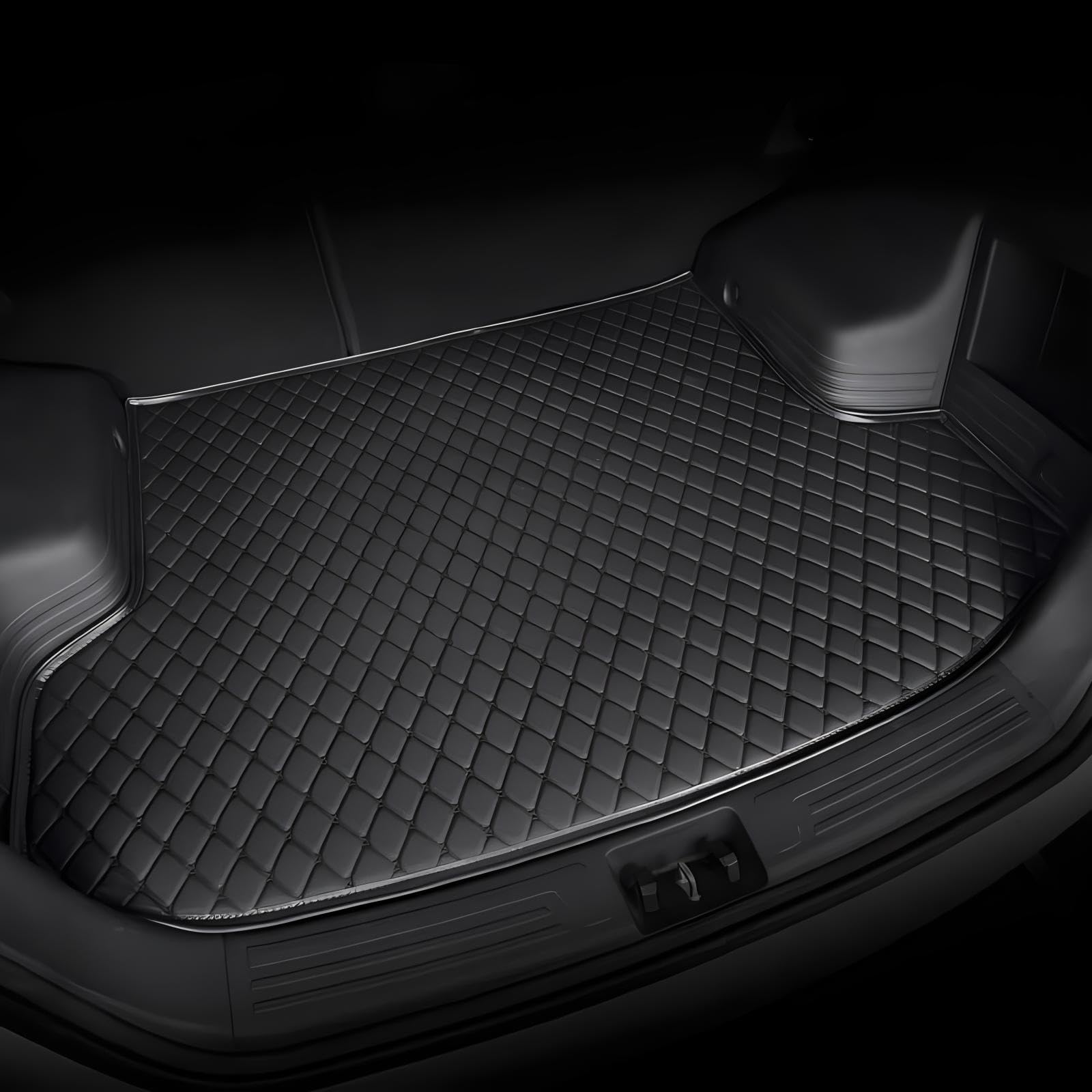 Auto Kofferraummatte für VW Tiguan Ⅱ 2016 2017 2018 2019 2020-2022, Kratzfest Kofferraumwanne Schutzmatte Innenraum ZubehöR,- Black Auto Kofferraummatte für VW Tiguan Ⅱ 2016 2017 2018 2019 2020-2022, Kratzfest Kofferraumwanne Schutzmatte Innenraum ZubehöR,- Black von TARCIN