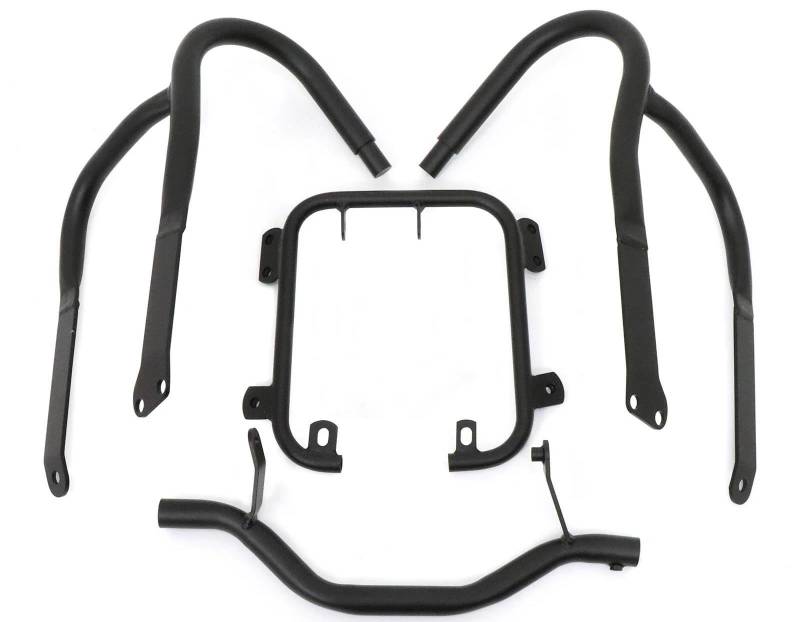 TARCIN Motorrad Crash Bars für BMW für R1200RT 2004-2013 Motorschutz Autobahn Crash Bar Stoßfänger Stunt-Käfig Kraftstofftank Schutz Rahmen Stoßstange (Farbe: Front Balck) von TARCIN