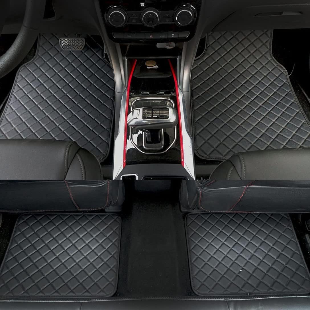 Auto Fußmatten für Mazda Mazad 3 2014-2019,rutschfeste Wasserdicht Automatten Interieur Bodenmatten Autoteppich SchüTzen ZubehöR,D von TARIX